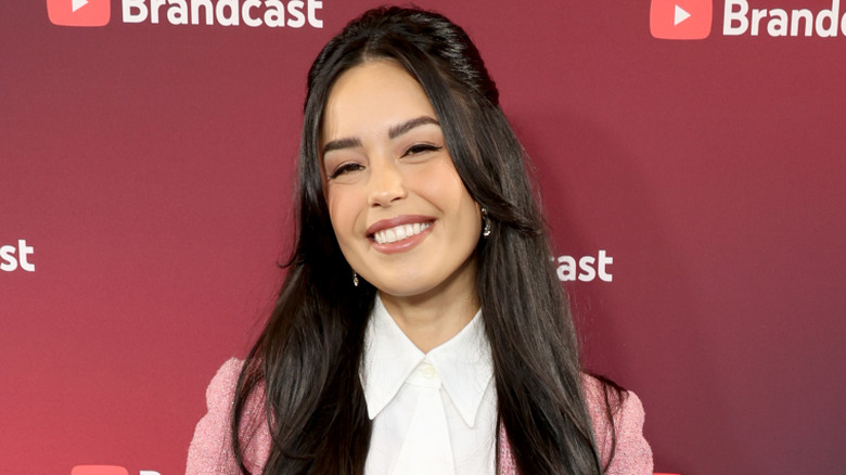 Valkyrae posing at YouTube Brandcast 2024
